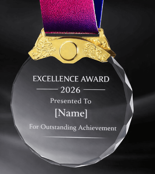 Excellence Crystal Medal