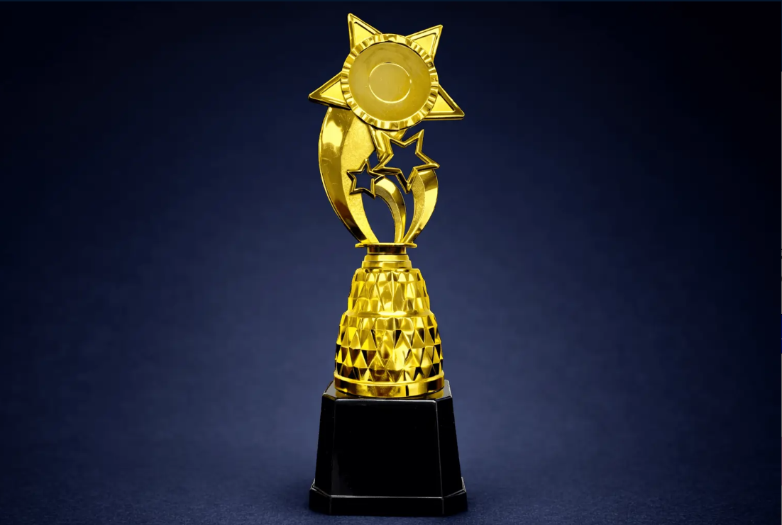 Gold Star Achievement Trophy