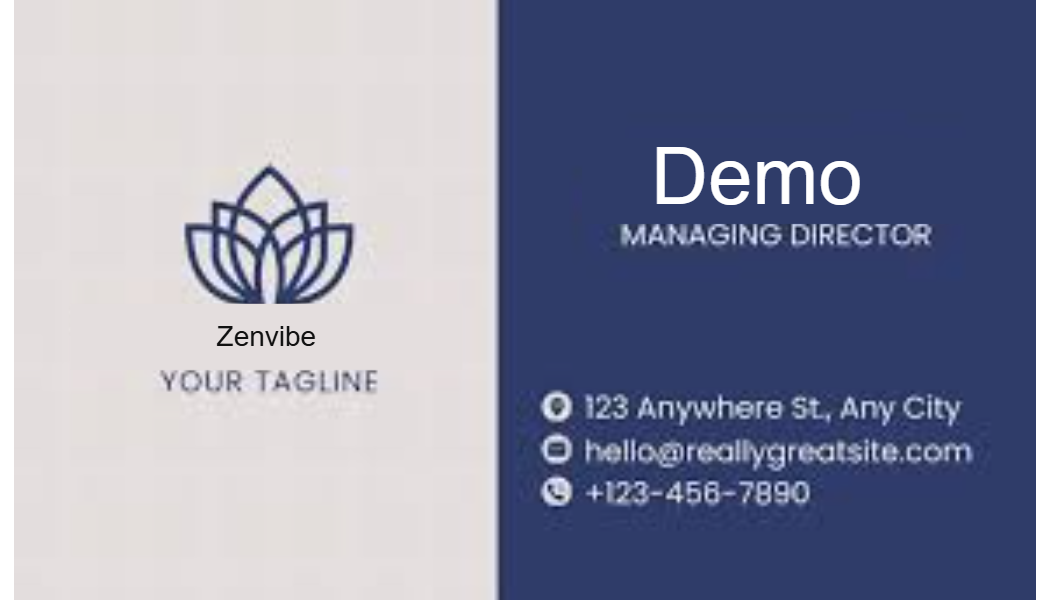 Sample Business Card
