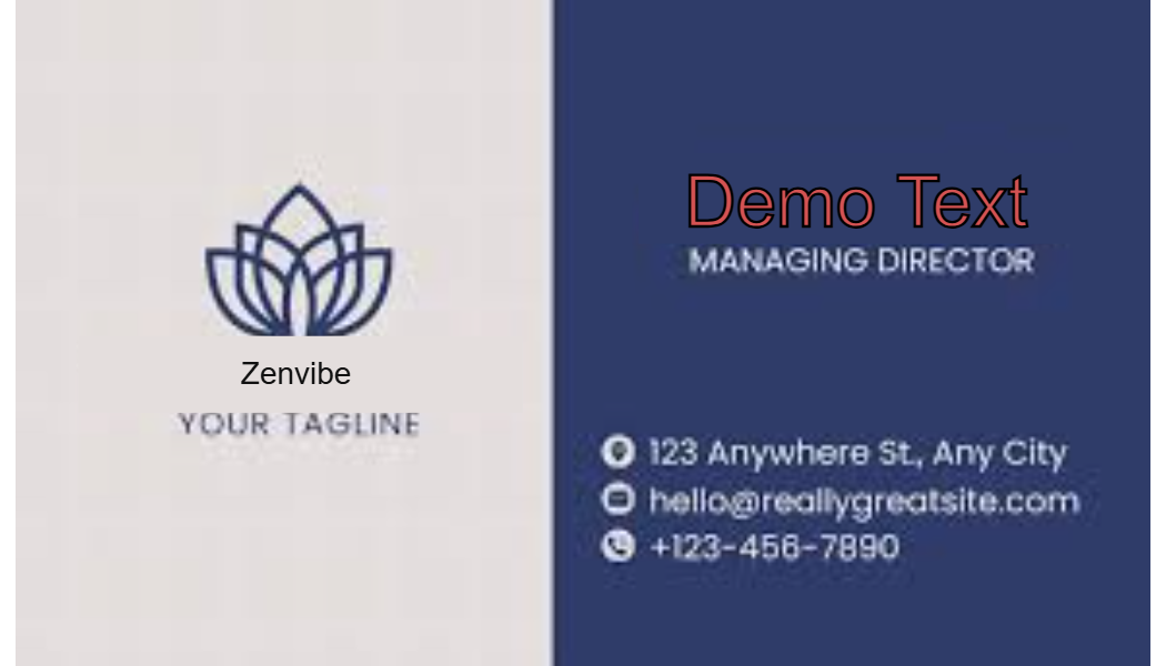 Demo Business Card