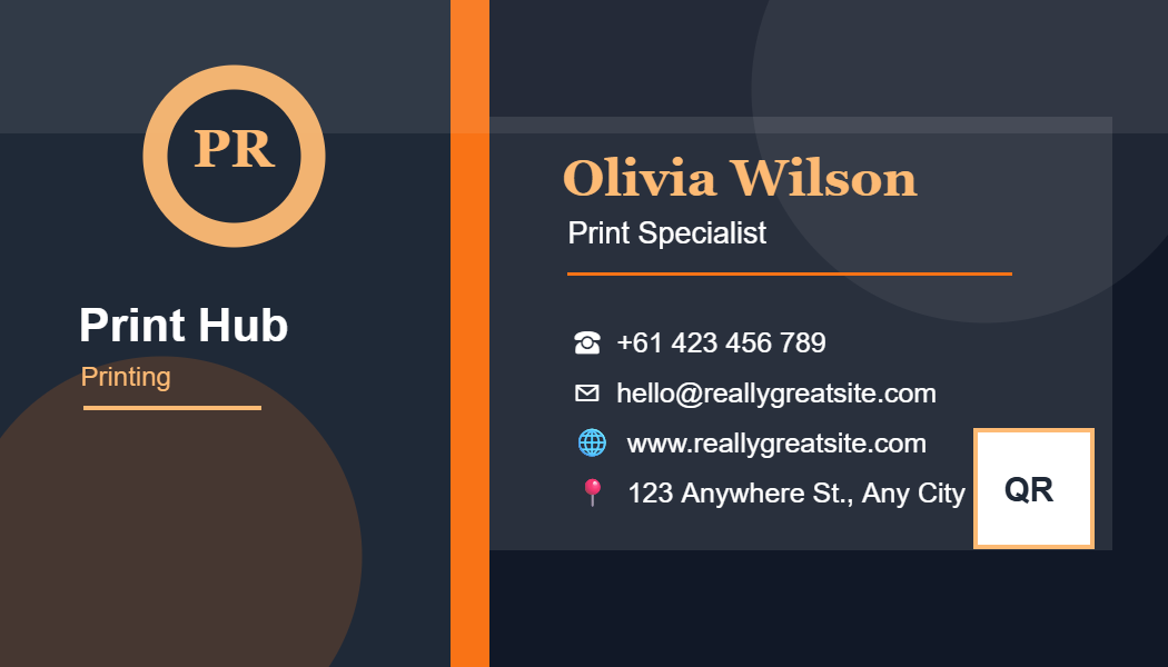 Print Shop Orange